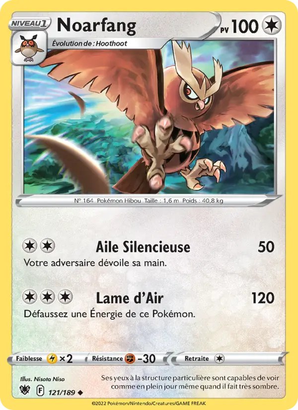 Noarfang — Carte Pokémon 121 Astres Radieux