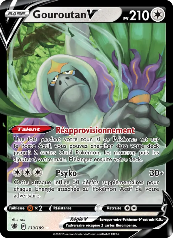 Gouroutan V — Carte Pokémon 133 Astres Radieux