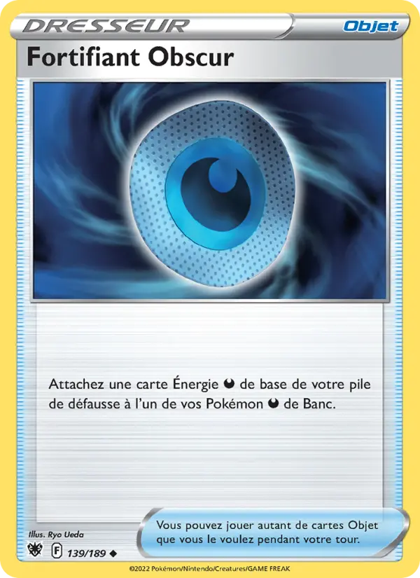139/189 - Fortifiant Obscur — Carte Pokémon Astres Radieux 139/189