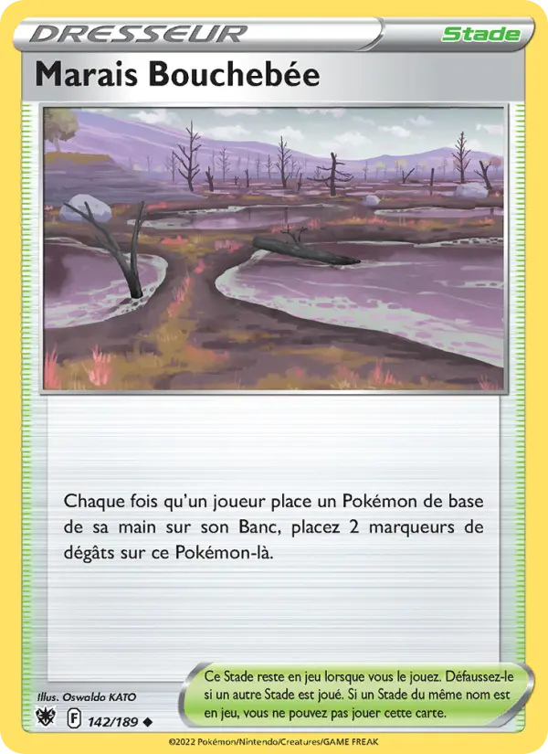 Marais Bouchebée — Carte Pokémon 142 Astres Radieux