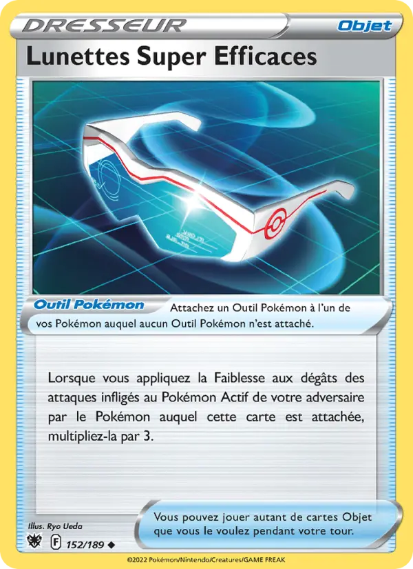 152/189 - Lunettes Super Efficaces — Carte Pokémon Astres Radieux 152/189