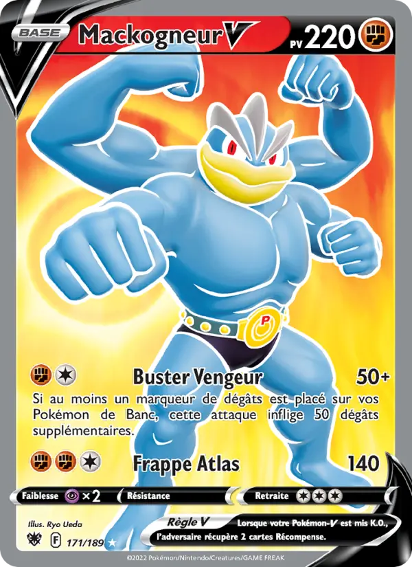 171/189 - Mackogneur V — Carte Pokémon Astres Radieux 171/189