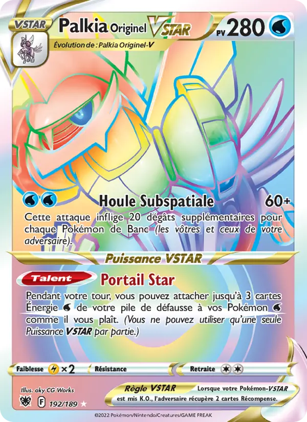 192/189 - Palkia Originel VSTAR