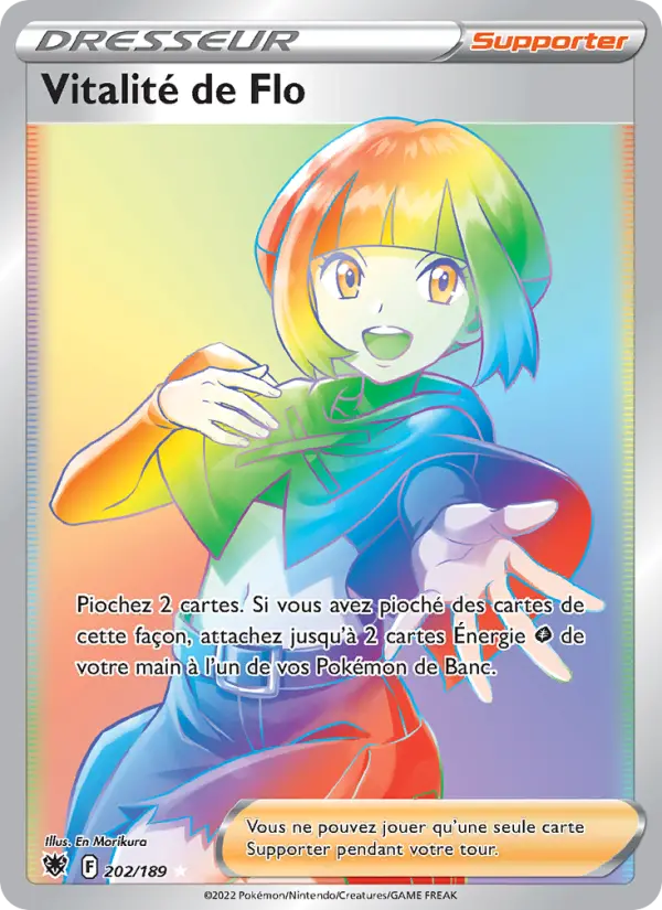202/189 - Vitalité de Flo — Carte Pokémon Astres Radieux 202/189