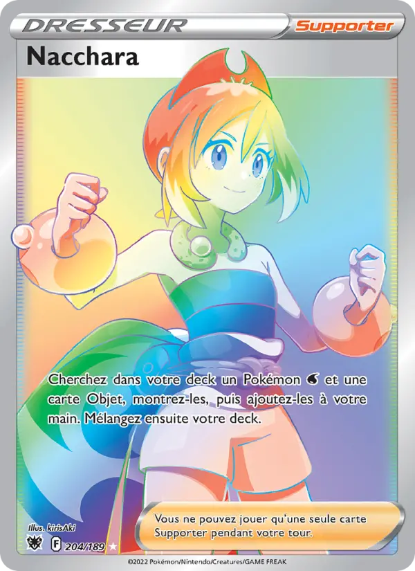 204/189 - Nacchara — Carte Pokémon Astres Radieux 204/189