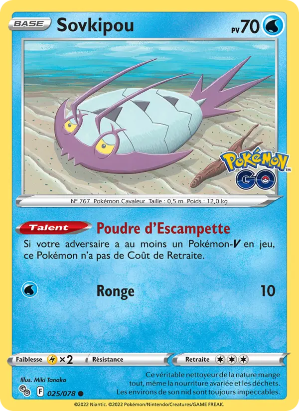 Sovkipou — Carte Pokémon 025 Pokémon GO