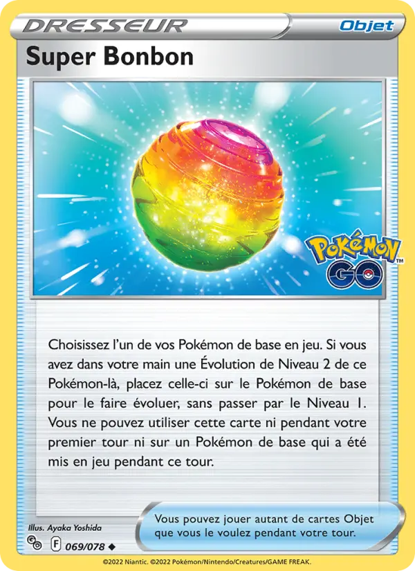 069/078 - Super Bonbon — Carte Pokémon Pokémon GO 069/78