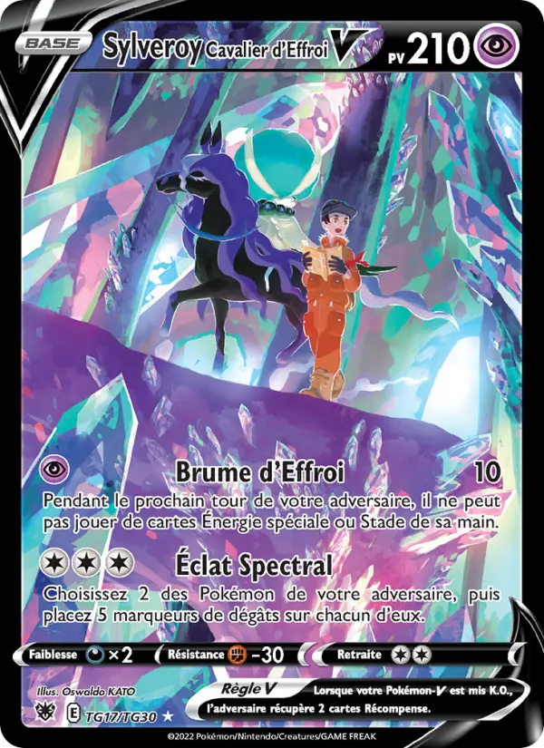 TG17/189 - Sylveroy Cavalier d'Effroi V — Carte Pokémon Astres Radieux TG17/189