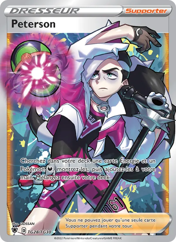 TG28/189 - Peterson — Carte Pokémon Astres Radieux TG28/189