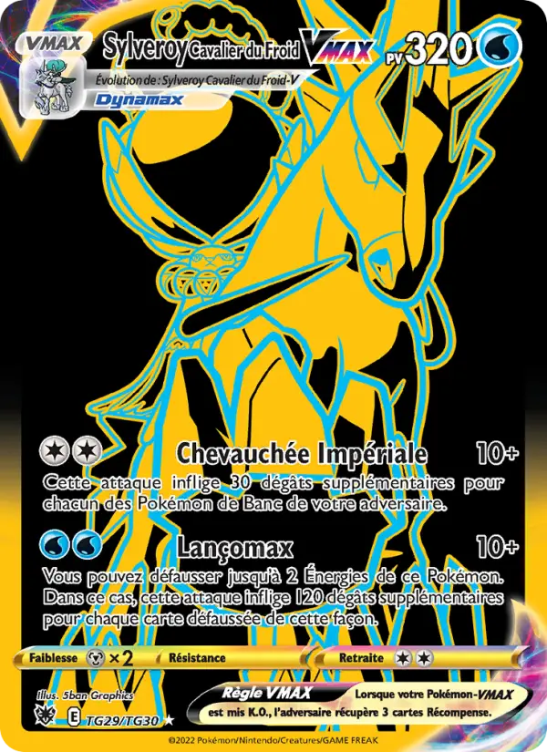 TG29/189 - Sylveroy Cavalier du Froid VMAX — Carte Pokémon Astres Radieux TG29/189