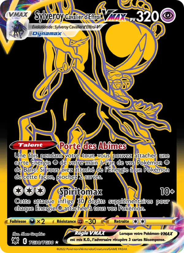 TG30/189 - Sylveroy Cavalier d'Effroi VMAX — Carte Pokémon Astres Radieux TG30/189