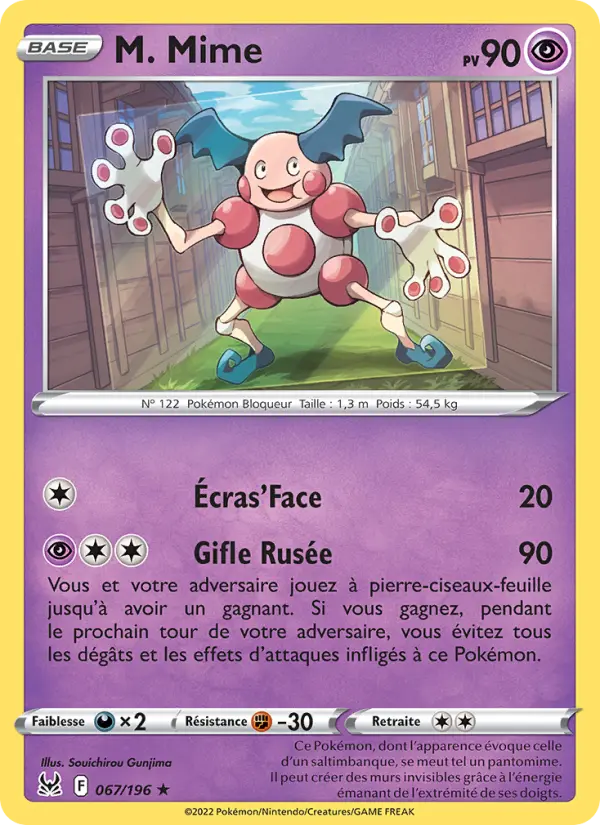 067/196 - M. Mime — Carte Pokémon Origine Perdue 067/196