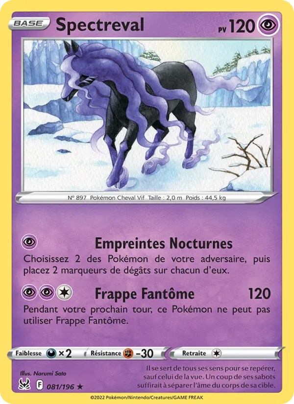 081/196 - Spectreval — Carte Pokémon Origine Perdue 081/196