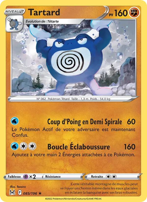 085/196 - Tartard — Carte Pokémon Origine Perdue 085/196