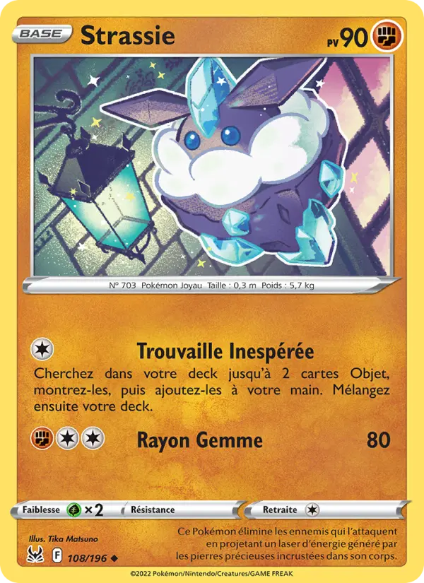 Strassie — Carte Pokémon 108 Origine Perdue