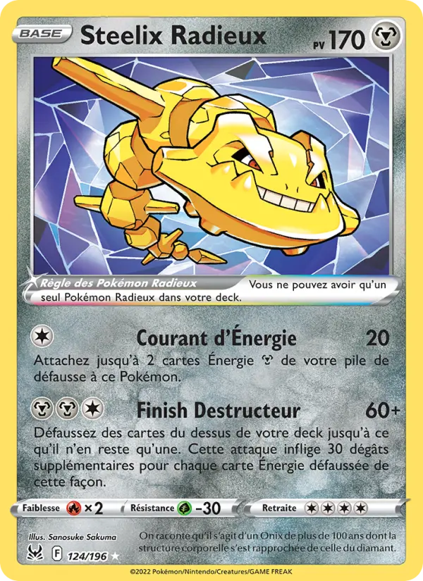 124/196 - Steelix Radieux