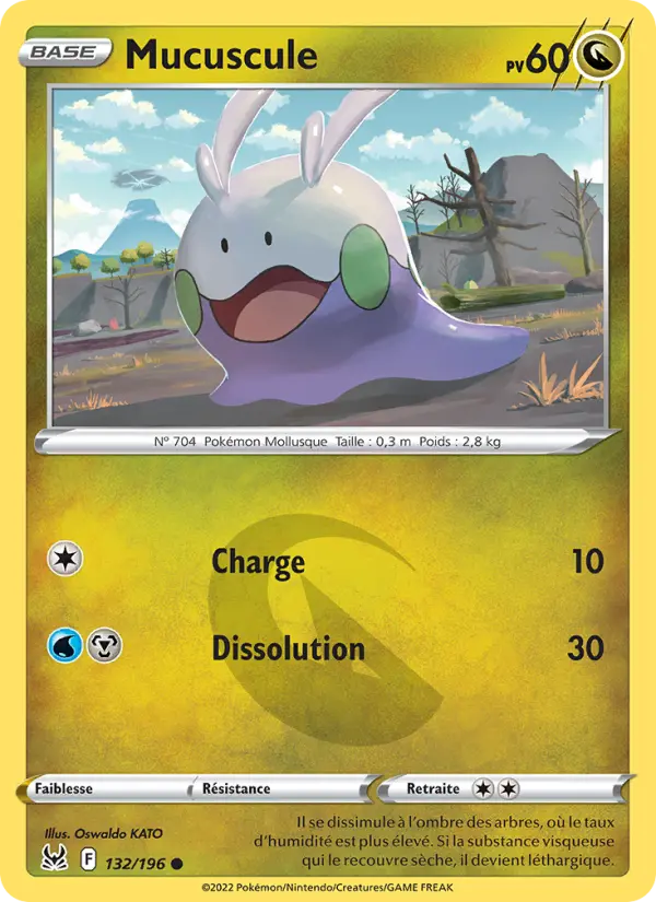Mucuscule — Carte Pokémon 132 Origine Perdue