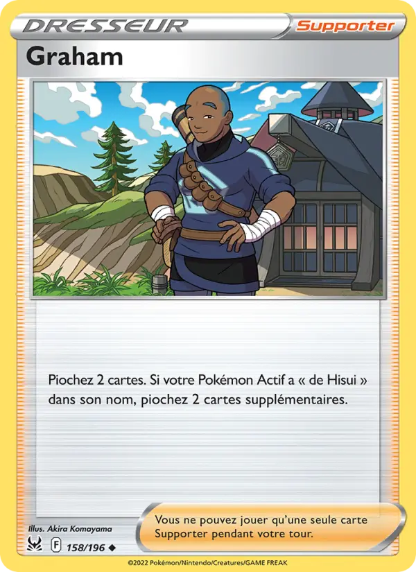 158/196 - Graham — Carte Pokémon Origine Perdue 158/196