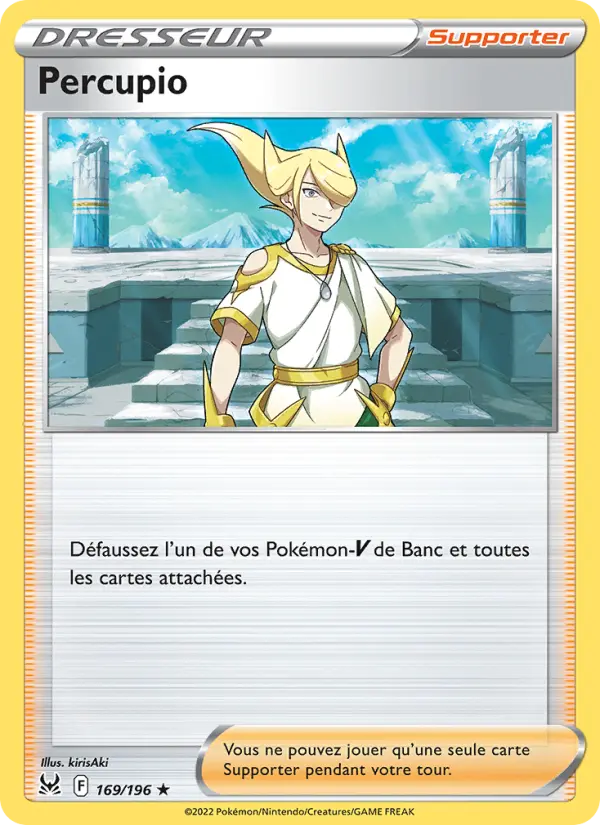 169/196 - Percupio — Carte Pokémon Origine Perdue 169/196