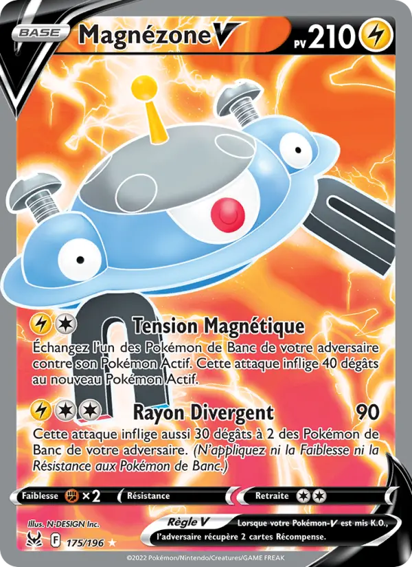 175/196 - Magnézone V — Carte Pokémon Origine Perdue 175/196