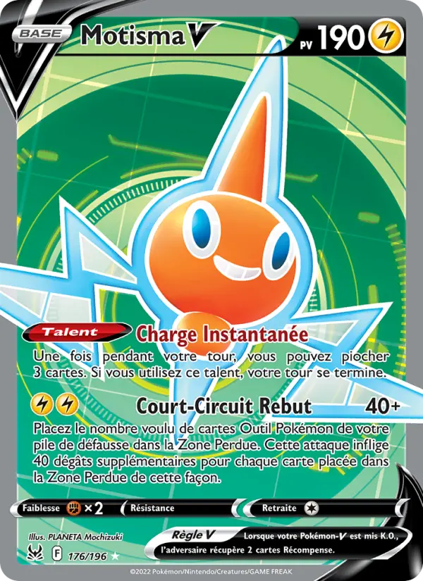 176/196 - Motisma V — Carte Pokémon Origine Perdue 176/196