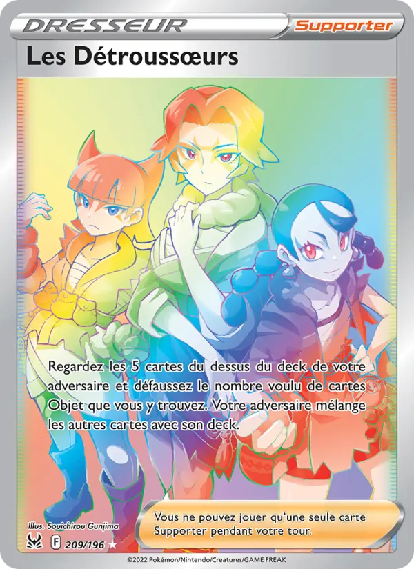 209/196 - Les Détroussœurs — Carte Pokémon Origine Perdue 209/196