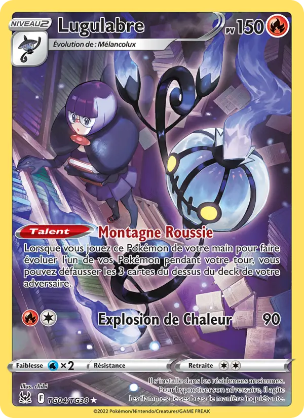Lugulabre — Carte Pokémon TG04 Origine Perdue