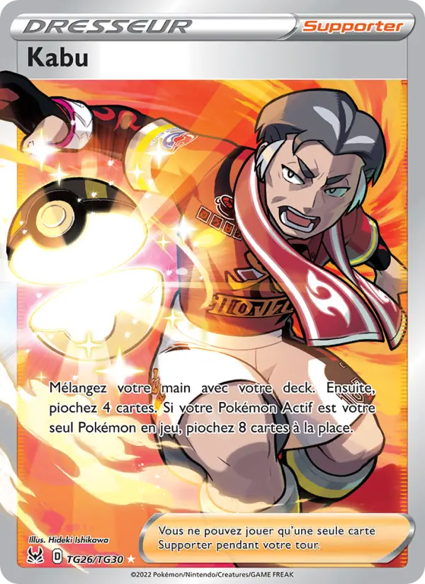 TG26/196 - Kabu — Carte Pokémon Origine Perdue TG26/196