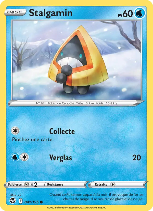 041/195 - Stalgamin — Carte Pokémon Tempête Argentée 041/195