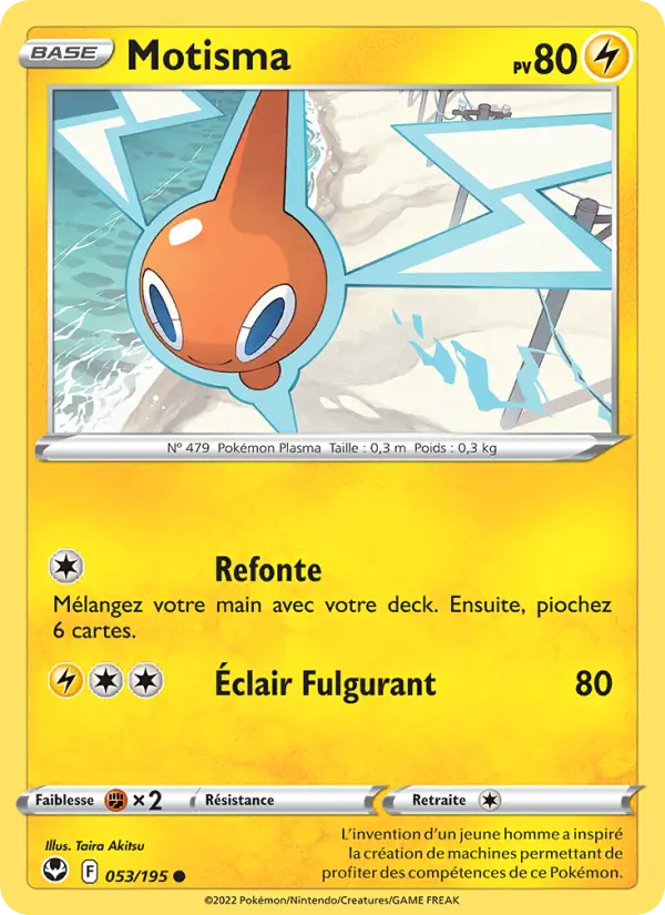 053/195 - Motisma — Carte Pokémon Tempête Argentée 053/195
