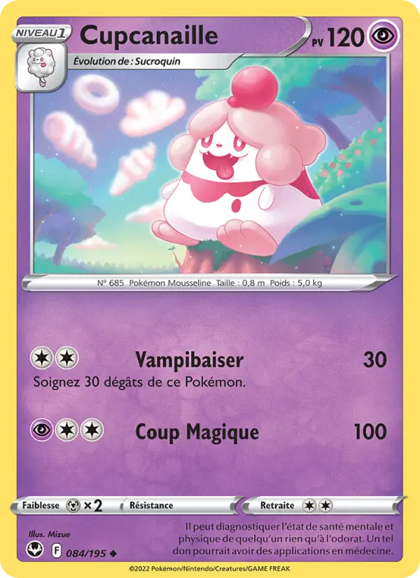 Cupcanaille — Carte Pokémon 084 Tempête Argentée