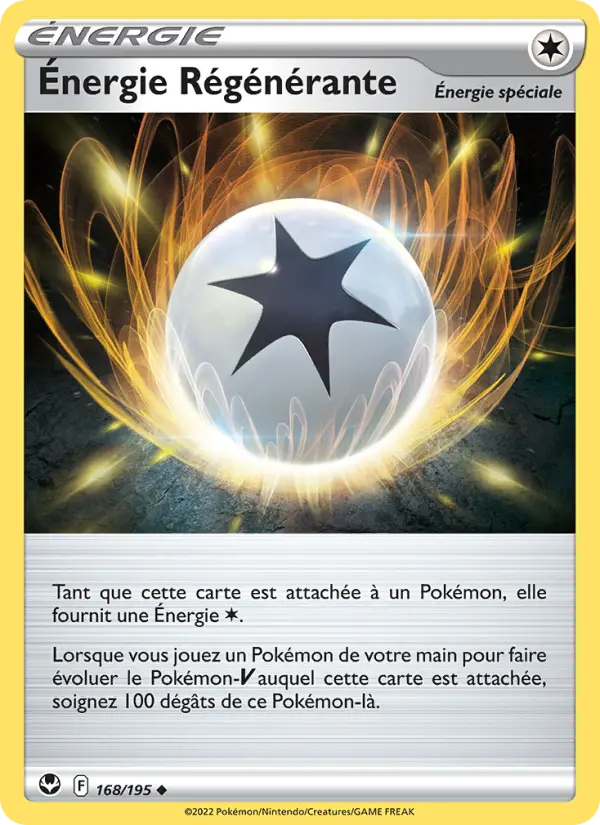 168/195 - Énergie Régénérante — Carte Pokémon Tempête Argentée 168/195