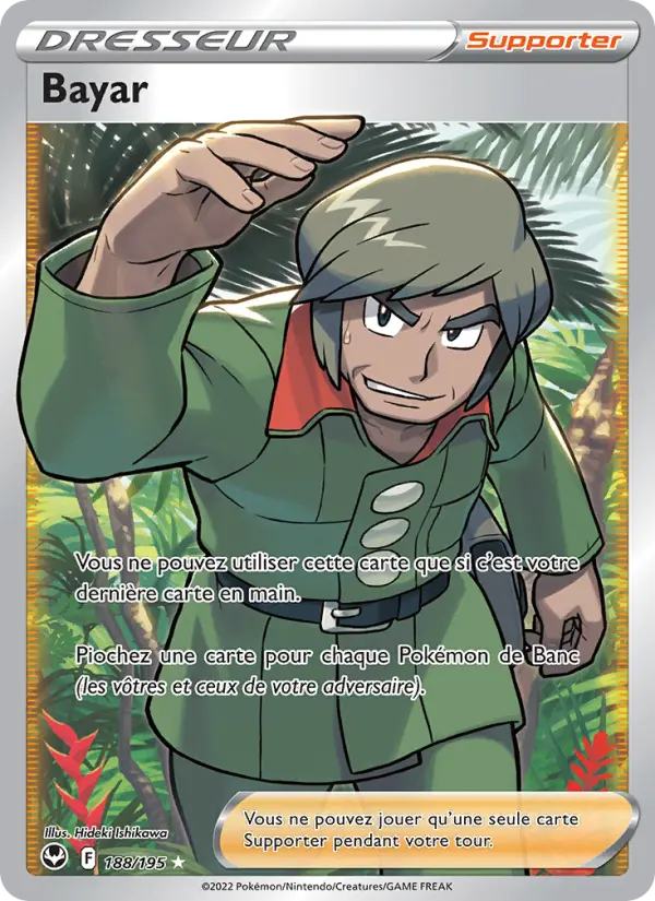 188/195 - Bayar — Carte Pokémon Tempête Argentée 188/195