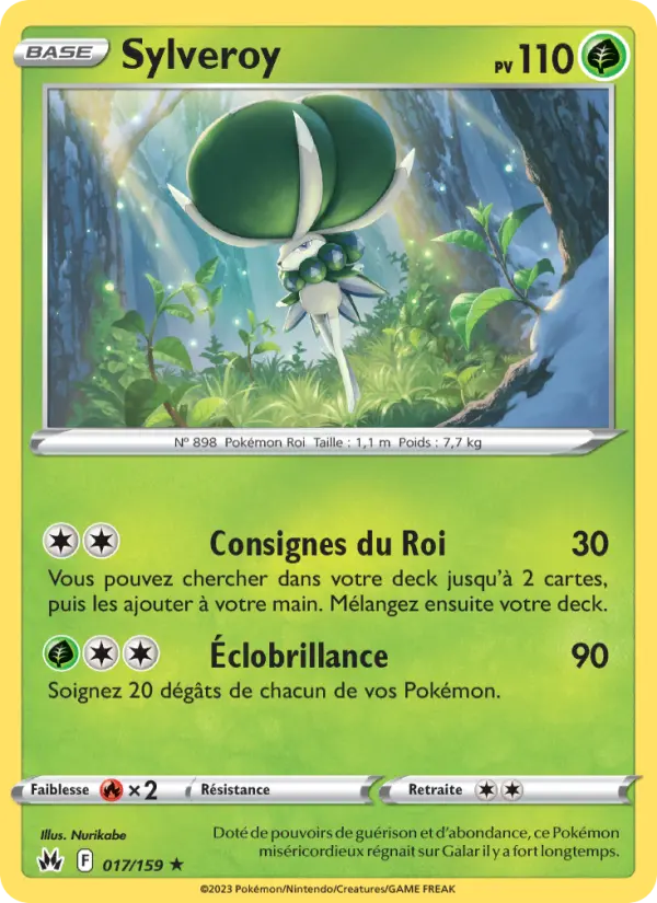 017/159 - Sylveroy — Carte Pokémon Zénith Suprême 017/159