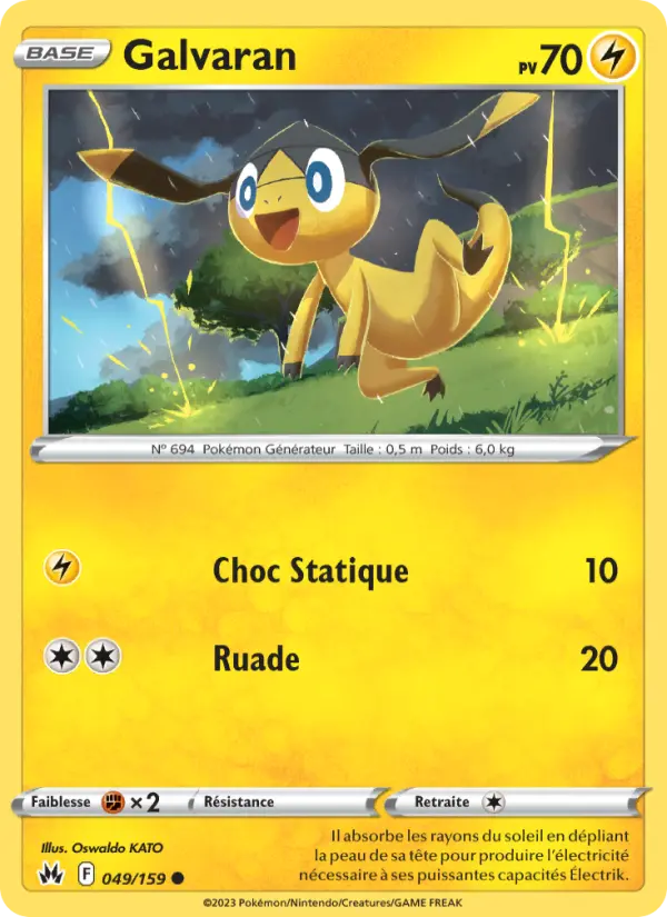 049/159 - Galvaran — Carte Pokémon Zénith Suprême 049/159