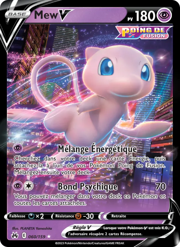 060/159 - Mew V — Carte Pokémon Zénith Suprême 060/159