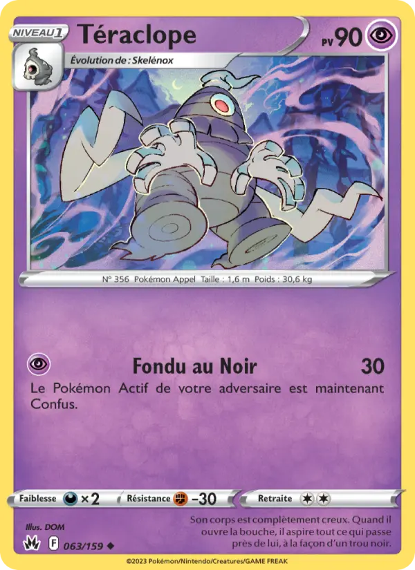 063/159 - Téraclope — Carte Pokémon Zénith Suprême 063/159