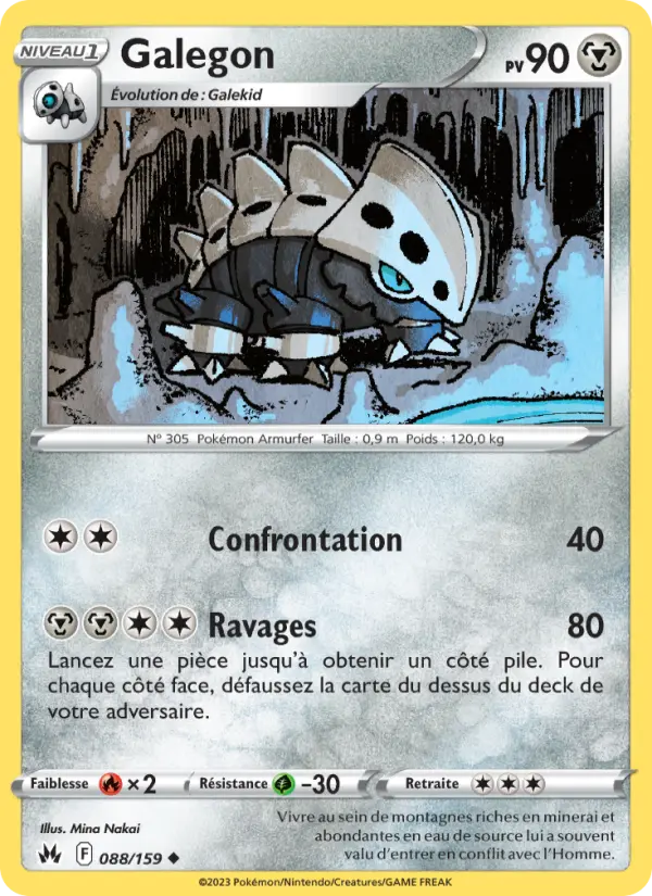 088/159 - Galegon — Carte Pokémon Zénith Suprême 088/159