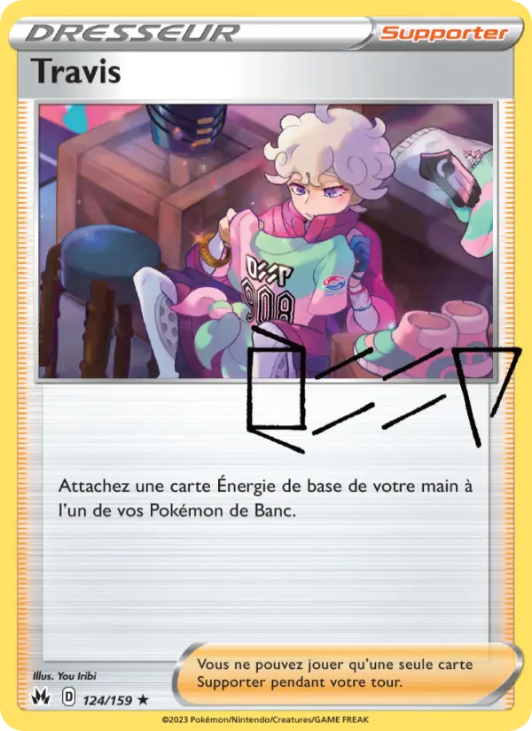 124/159 - Travis — Carte Pokémon Zénith Suprême 124/159