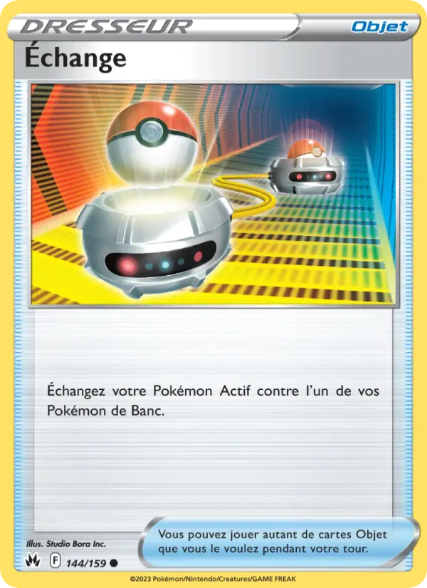 144/159 - Échange — Carte Pokémon Zénith Suprême 144/159