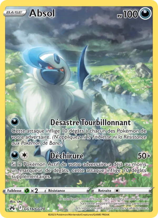 Absol — Carte Pokémon GG16 Zénith Suprême
