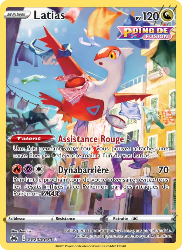 GG20/159 - Latias — Carte Pokémon Zénith Suprême GG20/159