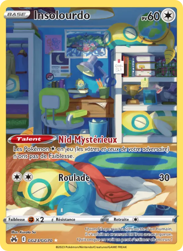 GG23/159 - Insolourdo — Carte Pokémon Zénith Suprême GG23/159