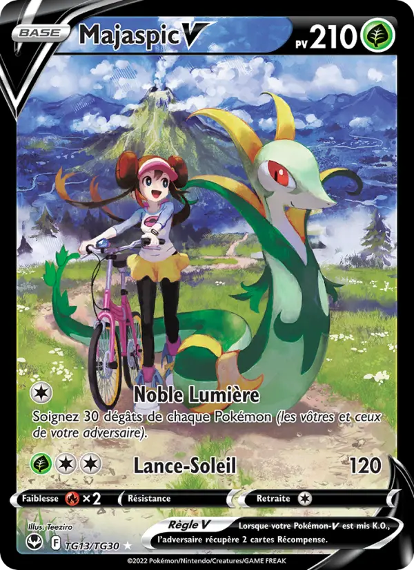 Majaspic V — Carte Pokémon TG13 Tempête Argentée