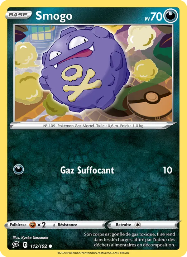 112/192 - Smogo — Carte Pokémon Clash des Rebelles 112/192