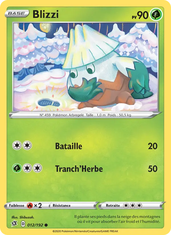 Blizzi — Carte Pokémon 12 Clash des Rebelles