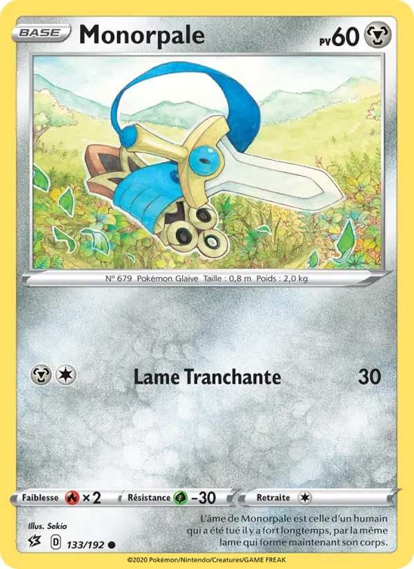 133/192 - Monorpale — Carte Pokémon Clash des Rebelles 133/192