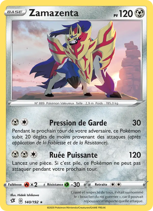 Zamazenta — Carte Pokémon 140 Clash des Rebelles