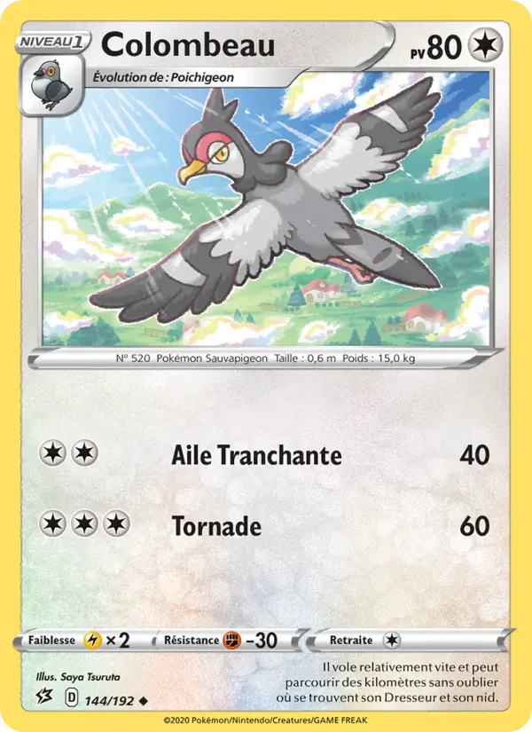 Colombeau — Carte Pokémon 144 Clash des Rebelles