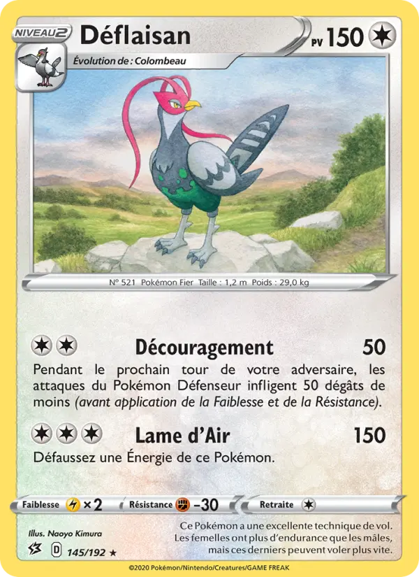 Déflaisan — Carte Pokémon 145 Clash des Rebelles